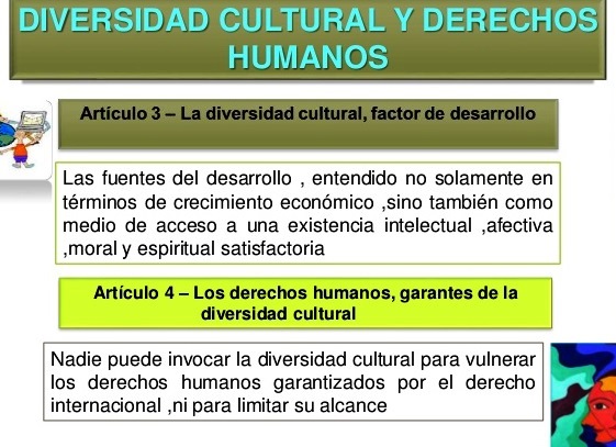 Relación entre diversidad cultural y derechos humanos