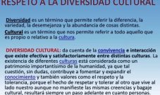 ¿Por qué es importante el respeto a la diversidad cultural?