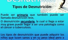 Tipos de desnutrición