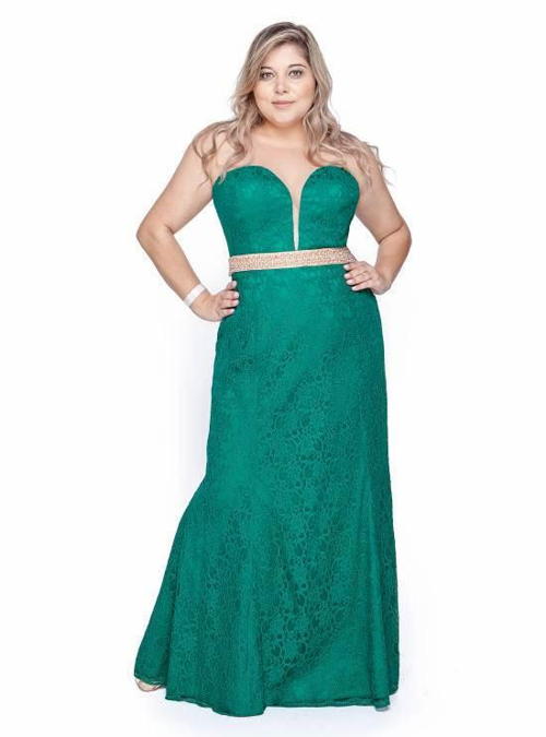 ¿Qué vestido largo favorece a las gorditas?