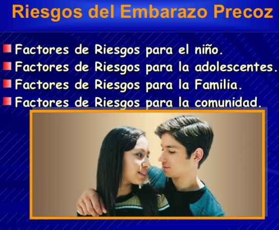 Factores de riesgo del embarazo adolescente